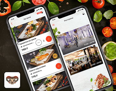Мобильное приложение для ресторанов Абажур и Духанъ
