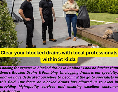 professionals blocked drains in st kilda
