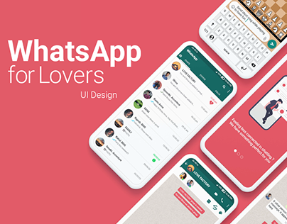 WhatsApp for Lovers UI Design