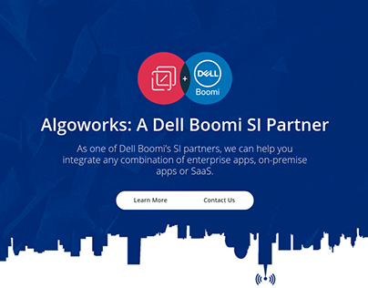 Dell Boomi And Algoworks Partnership | Web Page Design