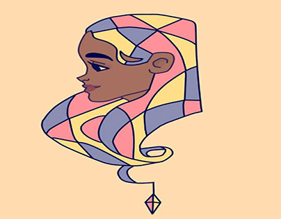 Multi-Colored Girl