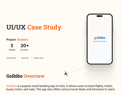 UX Case Study : Goibibo
