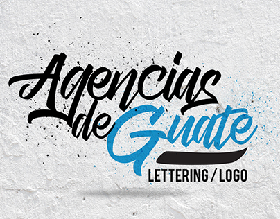 Logo Lettering - Agencias Guatemala