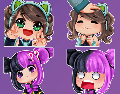 cute emotes for Twitch and Discord