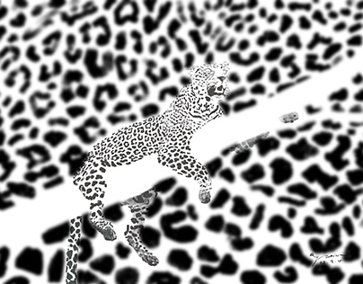 fake leopard