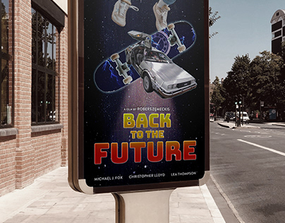 Back To The Future poster design