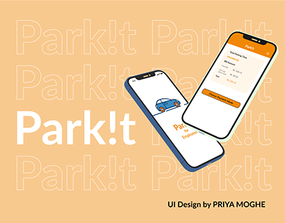 Parkit - UI for mobile app for parking systems