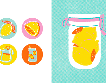 Lemon Illustrations | Brand Icons