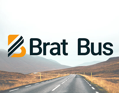 Brat Bus - passenger transportation logo