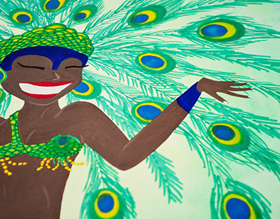 Ilustration - Brazilian peacock