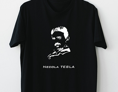 Nicola Tesla T-shirt Design