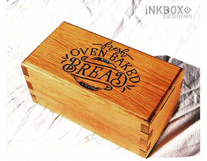 Oven Baked Bread - Oak Bread Box