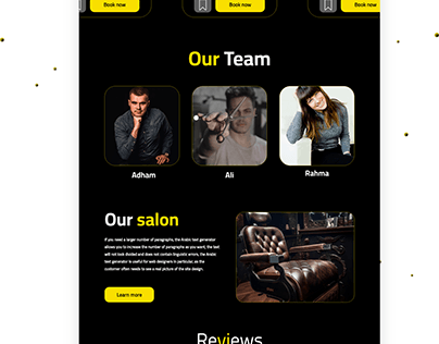 Barbering website
