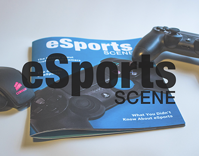 eSports Scene: 20-Page Gaming Magazine Design