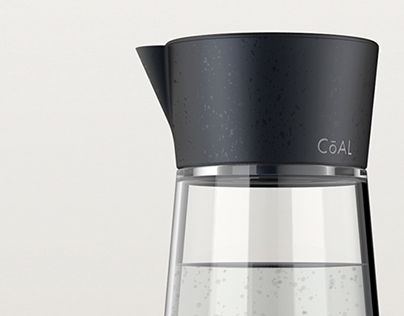 CōAL - Water carafe with activated charcoal filter