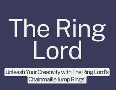 Online store for chainmaille jump rings