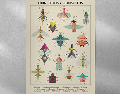 Póster Insectos