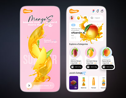 Mangos Selling User Interface Design