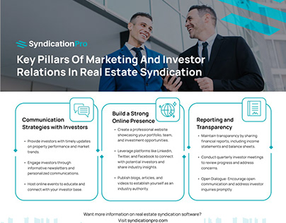 Investor relations in Real estate Syndication