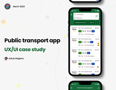 Public transport app | UX/UI case study
