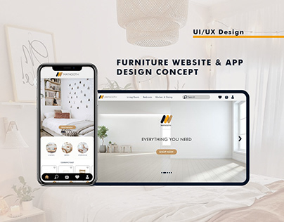 Furniture website and app design concept - Maynooth