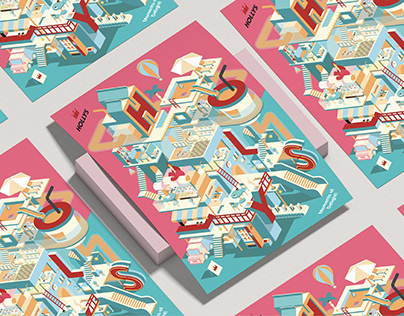 Isometric Graphic Poster : HOLLYS