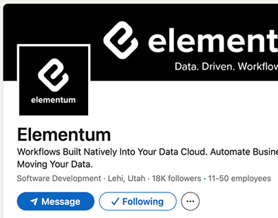 Social Media content for Elementum