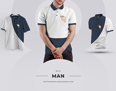 24 Polo Men Mockup ( #4 ) 3 free by december.dsgn