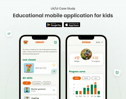 Mobile app for children | Ben le Koala