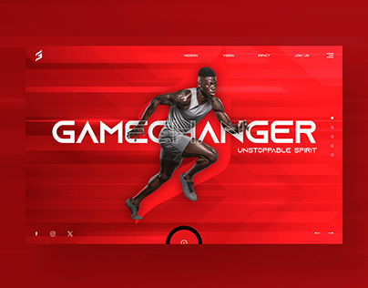 Gamechanger Web Ui Landing Page Design