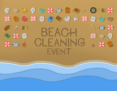 Interactivity Beach Cleaning Event website