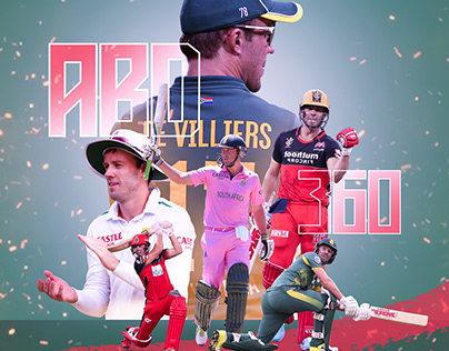 Sports Poster Design || AB DE VILLIERS || Poster Design