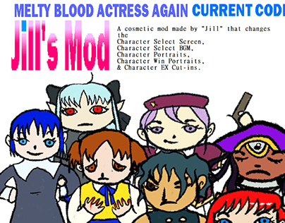 Jill's Mod: Melty Blood Character Portrait Mod