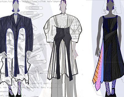 Fashion design graduation project "9 to 5"