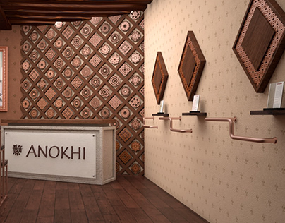 Retail Store Design for the brand Anokhi