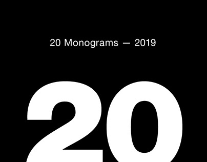 20 Monograms — 2019