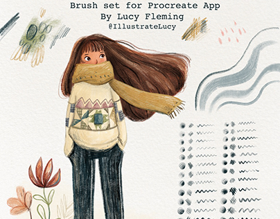 Procreate Brush Set // Sketchbook by Lucy