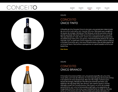 VINHOS CONCEITO - Webdesign