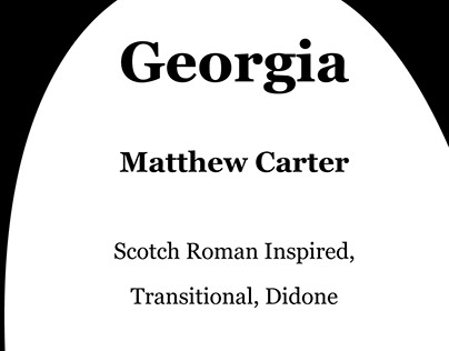 Specimen type mailer, Georgia