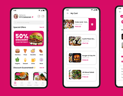 UI Design Re-designing the Foodpanda app