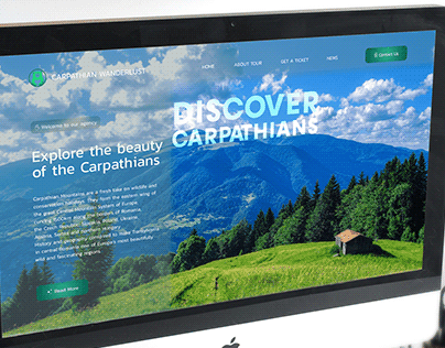 Carpathian Wanderlust (Travel Agency Landing Page)