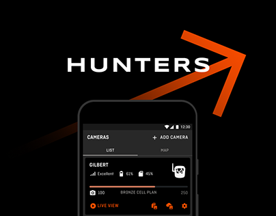 Hunters. Mobile & Web