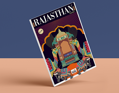 Cover page for "Rajasthan tourism"