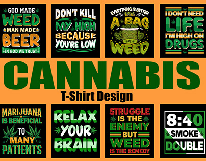 Cannabis/ Weed T-shirt Design