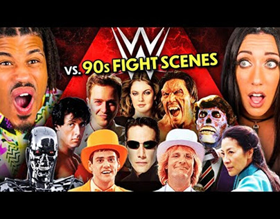 WWE NXT Superstars React To Iconic 90s Fight Scenes!