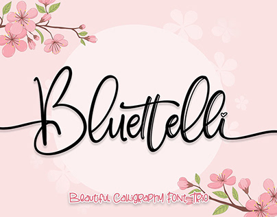 Bluettelli Calligraphy Font