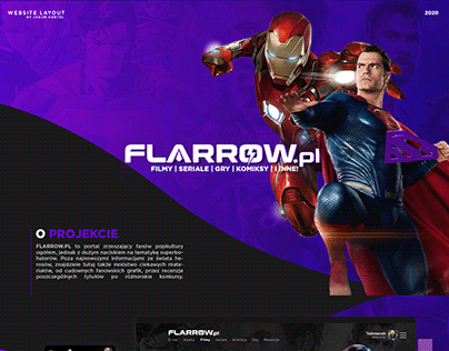 FLARROW.PL | Website Concept [UI/UX]