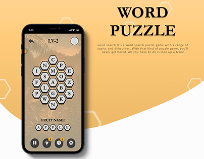 Word Puzzle UI Design