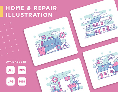 Home & Repair Illustration