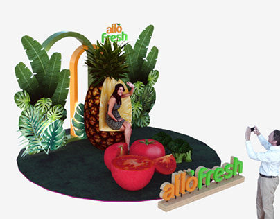 allo fresh POP UP Booth Campaign